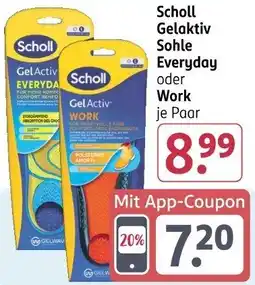 Rossmann Scholl Gelaktiv Sohle Everyday oder Work Angebot