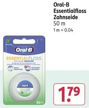 Rossmann Oral-B Essentialfloss Zahnseide Angebot
