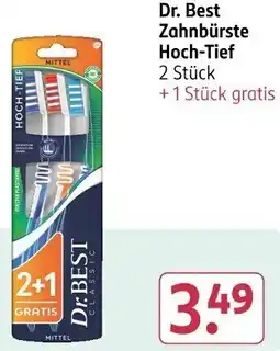 Rossmann Dr. Best Zahnbürste Hoch-Tief Angebot