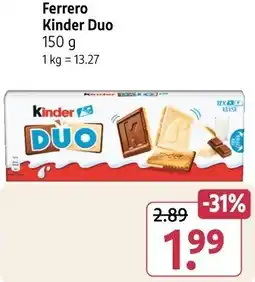 Rossmann Ferrero Kinder Duo Angebot