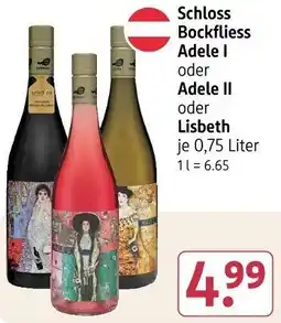 Rossmann Schloss Bockfliess Adele I oder Adele II oder Lisbeth Angebot
