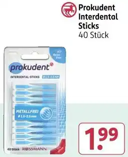 Rossmann Prokudent Interdental Sticks Angebot