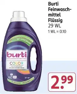Rossmann Burti Feinwaschmittel Flüssig Angebot