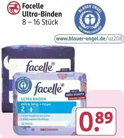 Rossmann Facelle Ultra-Binden Angebot