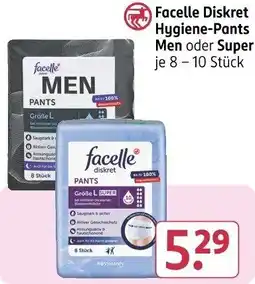 Rossmann Facelle Diskret Hygiene-Pants Men oder Super Angebot