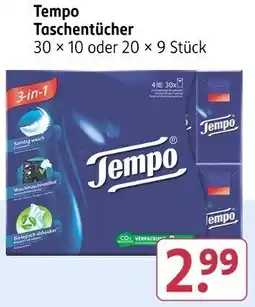 Rossmann Tempo Taschentücher Angebot