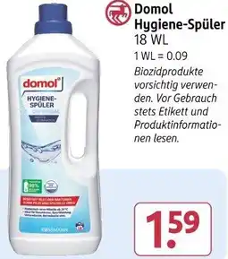 Rossmann Domol Hygiene-Spüler Angebot