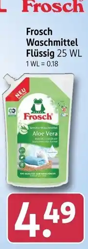 Rossmann Frosch Waschmittel Flüssig Angebot