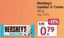Rossmann Hershey's Cookies 'n' Creme Angebot