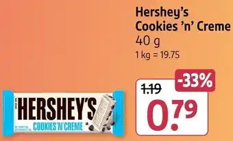 Rossmann Hershey's Cookies 'n' Creme Angebot