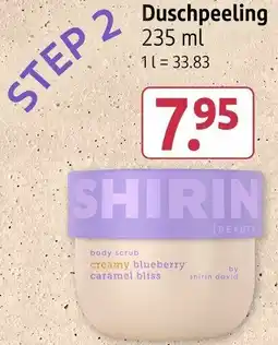 Rossmann SHIRIN Duschpeeling Angebot