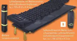 Lidl CRIVIT Selbstaufblasende Matte/Luftzellenmatte Angebot