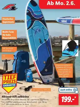 Lidl F2 Allround-SUP, aufblasbar Angebot