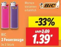 Lidl BIC 2 Feuerzeuge Angebot