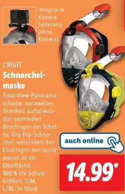 Lidl CRIVIT Schnorchelmaske Angebot