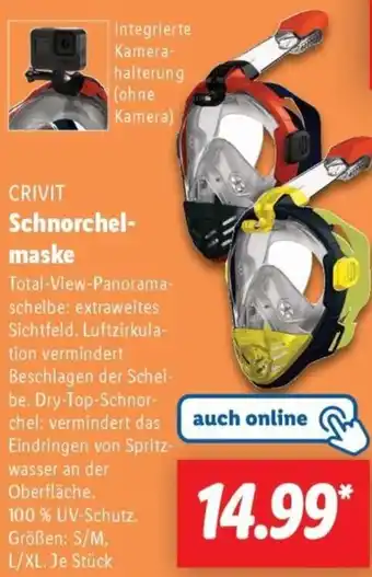 Lidl CRIVIT Schnorchelmaske Angebot