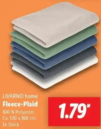 Lidl LIVARNO home Fleece-Plaid Angebot