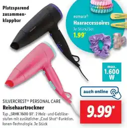 Lidl SILVERCREST PERSONAL CARE Reisehaartrockner Angebot