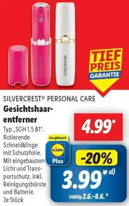 Lidl SILVERCREST PERSONAL CARE Gesichtshaarentferner Angebot