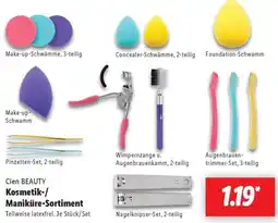 Lidl Cien BEAUTY Kosmetik-/ Maniküre-Sortiment Angebot