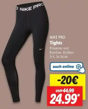 Lidl NIKE PRO Tights Angebot