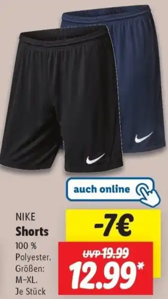 Lidl NIKE Shorts Angebot
