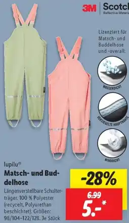 Lidl lupilu Matsch- und Buddelhose Angebot
