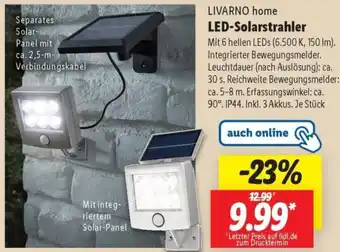 Lidl LIVARNO home LED-Solarstrahler Angebot