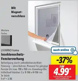 Lidl LIVARNO home Insektenschutz Fenstervorhang Angebot