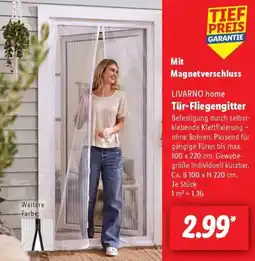 Lidl LIVARNO home Tür-Fliegengitter Angebot