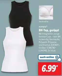 Lidl esmara BH-Top, gerippt Angebot