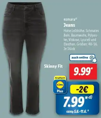 Lidl esmara Jeans Angebot