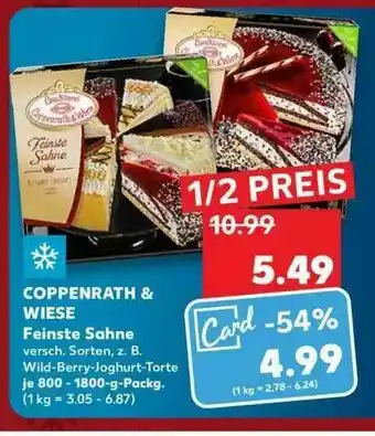 Kaufland Coppenrath & Wiese Feinste Sahne Angebot