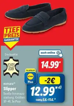 Lidl esmara Slipper Angebot