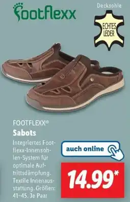 Lidl FOOTFLEXX Sabots Angebot