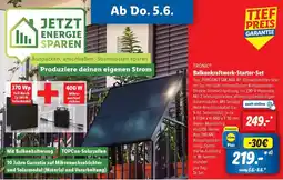 Lidl TRONIC Balkonkraftwerk-Starter-Set Angebot