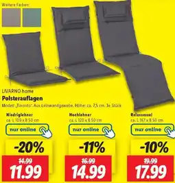Lidl LIVARNO home Polsterauflagen Angebot