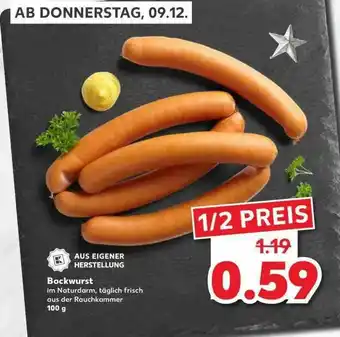 Kaufland Aus Eigener Herstellung Bockwurst Angebot