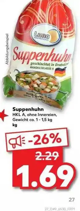 Kaufland Suppenhuhn Luna Angebot