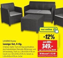 Lidl LIVARNO home Lounge-Set, 4-tlg. Angebot