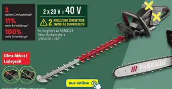 Lidl PARKSIDE PERFORMANCE Akku-Heckenschere 40 V Angebot