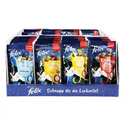 Netto Marken-Discount Felix Katzensnack Knabbermix 60 g, verschiedene Sorten, 64er Pack Angebot
