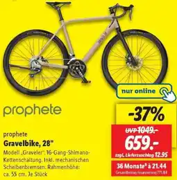 Lidl prophete Gravelbike, 28" Angebot