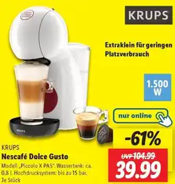 Lidl KRUPS Nescafé Dolce Gusto Angebot