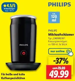 Lidl PHILIPS Milchaufschäumer Angebot