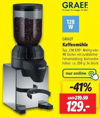 Lidl GRAEF Kaffeemühle Angebot
