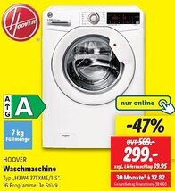 Lidl HOOVER Waschmaschine Angebot