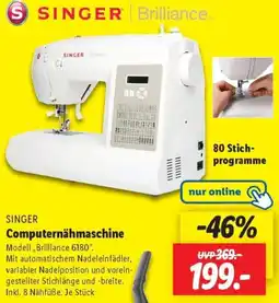 Lidl SINGER Computernähmaschine Angebot