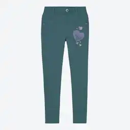 NKD Kinder-Mädchen-Sweatleggings mit Glitzer-Stickerei Angebot