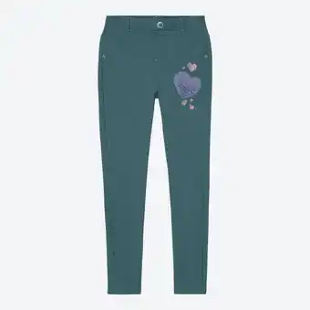 NKD Kinder-Mädchen-Sweatleggings mit Glitzer-Stickerei Angebot
